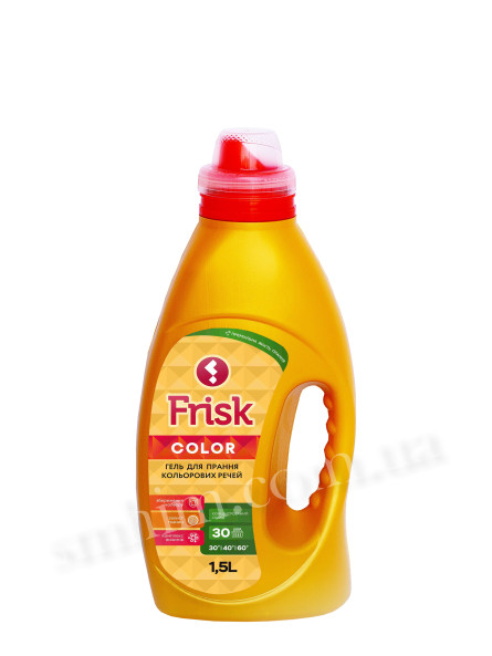 Гель для прання кольорових речей Frisk "PREMIUM GOLD COLOR GEL"  1,5 л - 1