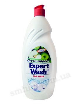 Средство жидкое для мытья посуды Expert Wash "Зеленое Яблоко" 1л