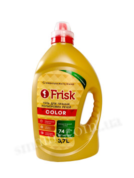 Гель для прання кольорових речей Frisk "PREMIUM GOLD COLOR GEL"  3,7 л