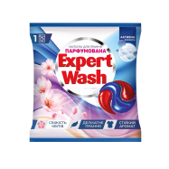 Капсула для прання універсальна парфумована "Свіжість квітів", 1 шт, ТМ "Expert Wash"